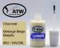 Preview: Chevrolet, Melange Beige Metallic, 68U / WA236L: 20ml Lackstift, von ATW Autoteile West.